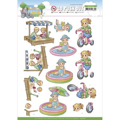 Find It Trading Yvonne Creations Funky Day Out Punchout Sheet - Playground