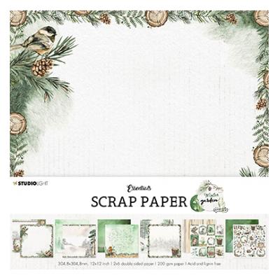 StudioLight Winter Garden Designpapier - Scrap Set Background