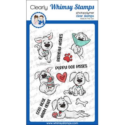 Whimsy Stamps Krista Heij-Barber Clear Stamps - Puppy Dog Kisses