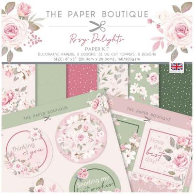 The Paper Boutique Rosy Delights Designpapier - Paper Kit