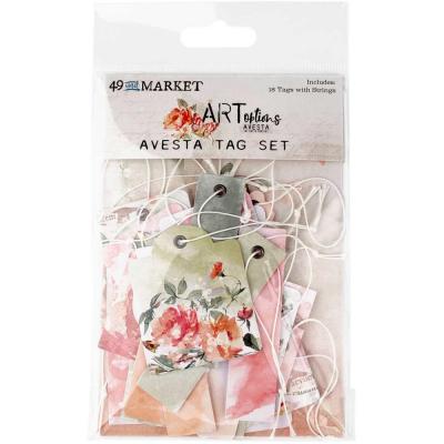 9 And Market ARToptions Avesta Die Cuts - Tag Set