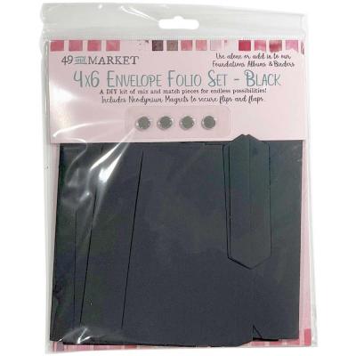 49 And Market Foundations Envelope Folio Set - Black