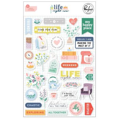 Pinkfresh Studio Life Right Now Sticker - Puffy Stickers