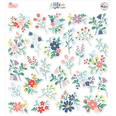 Pinkfresh Studio Life Right Now Die Cuts - Floral Ephemera