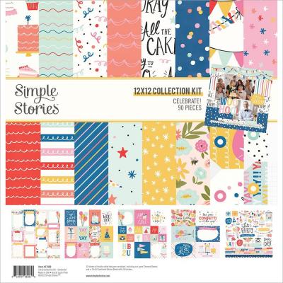 Simple Stories Celebrate! Designpapiere - Collection Kit
