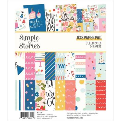 Simple Stories Celebrate! Designpapiere - Paper Pad