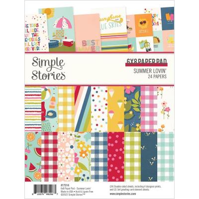 Simple Stories Summer Lovin' Designpapiere - Paper Pad