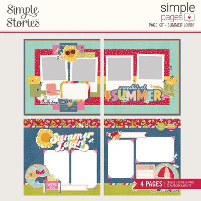 Simple Stories Summer Lovin' Die Cuts - Pages Page Kit