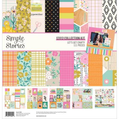 Simple Stories Let's Get Crafty Designpapiere - Collection Kit