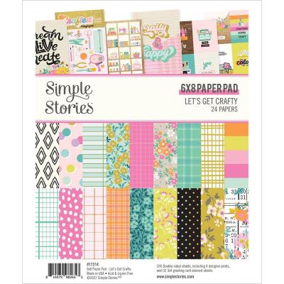 Simple Stories Let's Get Crafty Designpapiere - Paper Pad