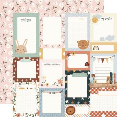 Simple Stories Boho Baby Designpapier - Journal Elements