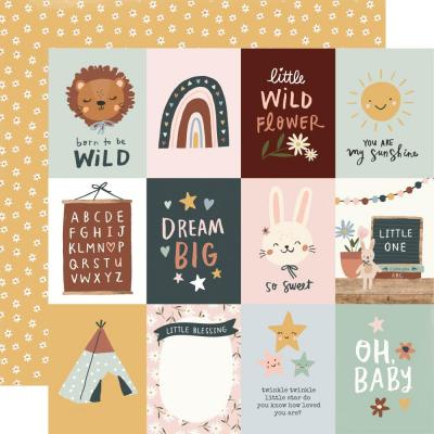 Simple Stories Boho Baby Designpapier - 3 x 4 Elements