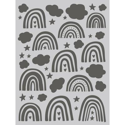 Simple Stories Boho Baby Stencil - Rainbows