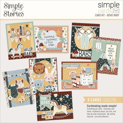 Simple Stories Boho Baby Stickers Die Cuts - Card Kit