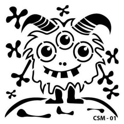 Cadence Mask Stencil - Monster