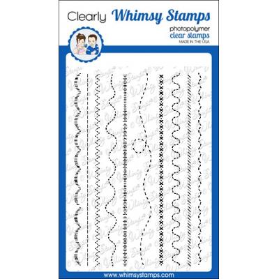 Whimsy Stamps Deb Davis Clear Stamps - Stitches