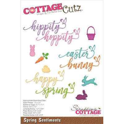 CottageCutz Dies - Spring Sentiments