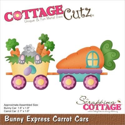 CottageCutz Dies - Bunny Express Carrot Cars
