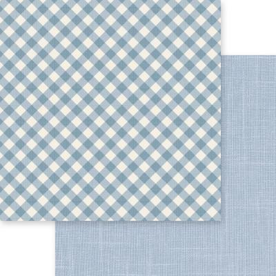Asuka Studio Gingham Love Designpapier - Sky