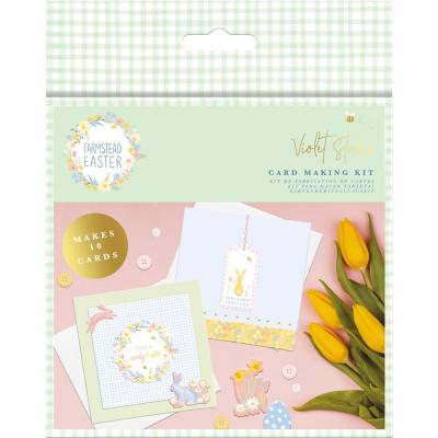 Crafter's Companion Violet Studio Card Kit - Farmstead Easter Card Making Kit