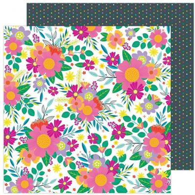 American Crafts Paige Evans Splendid Designpapier - Big Flowers