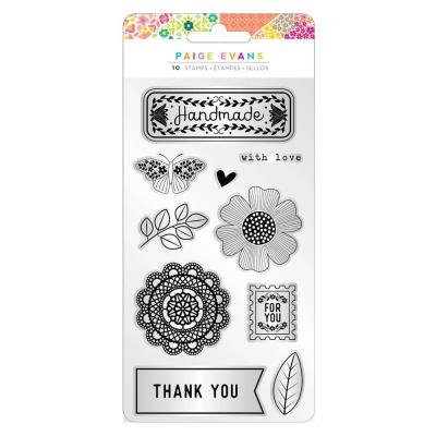 American Crafts Paige Evans Splendid Clear Stamps -