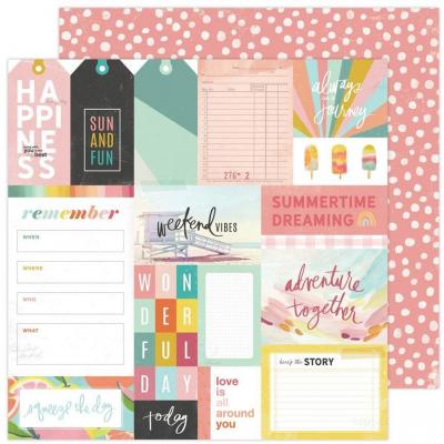 American Craft Heidi Swapp Sun Chaser Designpapier - Sun & Fun