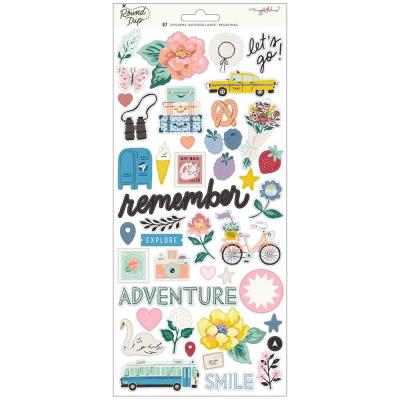American Crafts Maggie Holmes Round Trip Sticker - Accents & Phrases