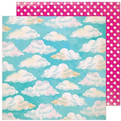 American Crafts Vicki Boutin Sweet Rush Designpapier - Silver Lining