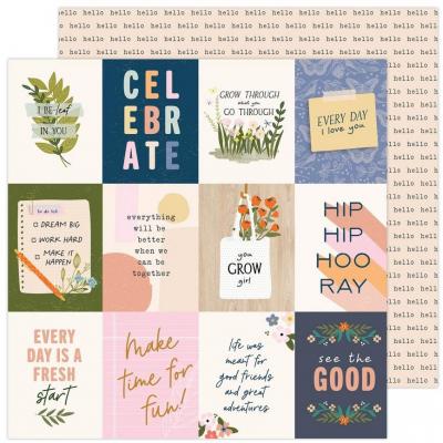 American Crafts Jen Hadfield Live & Let Grow Designpapier - Fresh Start