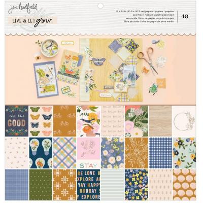 American Crafts Jen Hadfield Live & Let Grow - Paper Pad