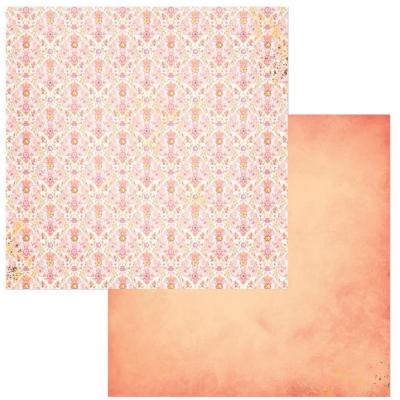 Bo Bunny Willow & Sage Designpapier - Damask