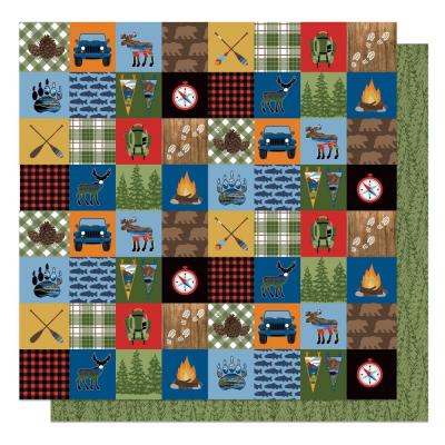 Photoplay Paper The Great Outdoors Designpapier - Camping Gear