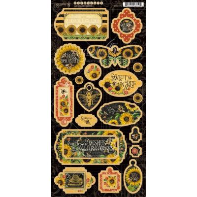 Graphic 45 Let It Bee Sticker - Chipboard