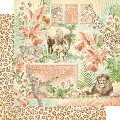 Graphic 45 Wild & Free Designpapier - Wild & Free
