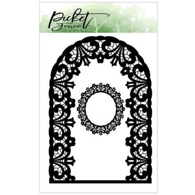 Picket Fence Studios Die - Lattice Arch Cover Plate
