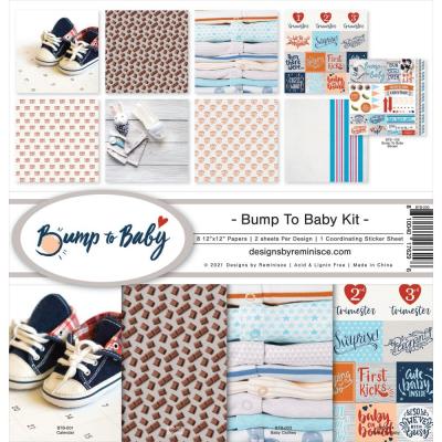 Reminisce Designpapiere -  Bump To Baby