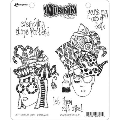 Ranger Dylusions Dyan Reaveley's Cling Stamps - Let Them Eat Cake