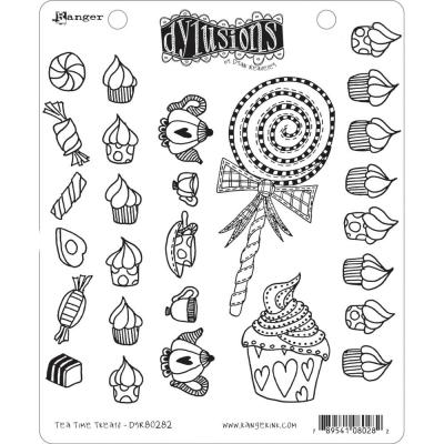 Ranger Dylusions Dyan Reaveley's Cling Stamps - Tea Time Treats