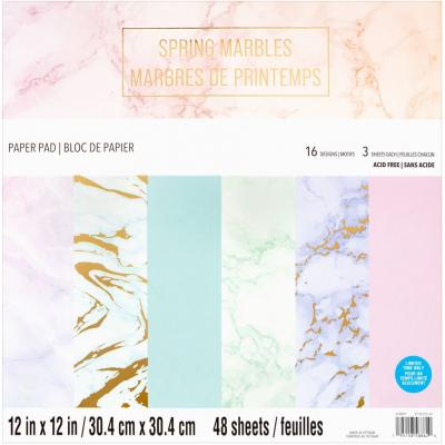 Craft Smith Spring Marbles Designpapier - Paper Pad