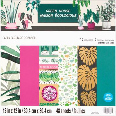 Craft Smith Green House Designpapier - Paper Pad
