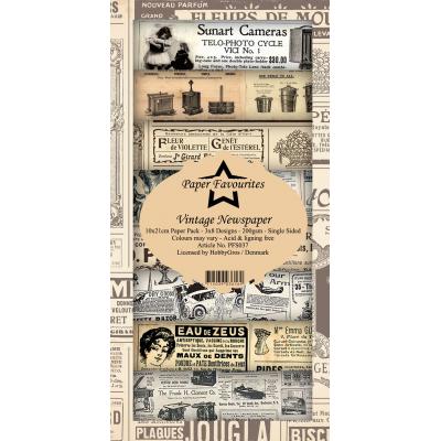 Dixi Craft Paper Favourites Vintage Newspaper Designpapier - Paper Pack
