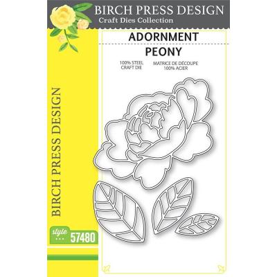Birch Press Design Dies - Adornment Peony