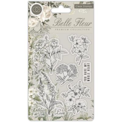 Craft Consortium Belle Fleur Clear Stamps - Belle Fleur