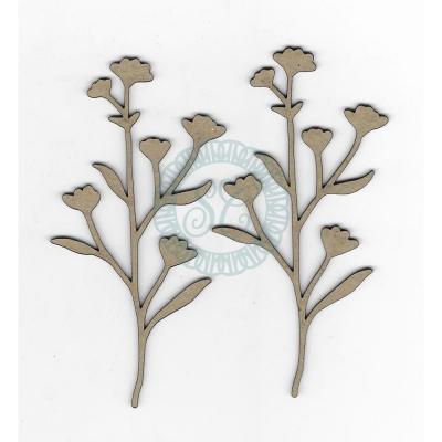 Scrapaholics Laser Cut Chipboard - Botanicals 8