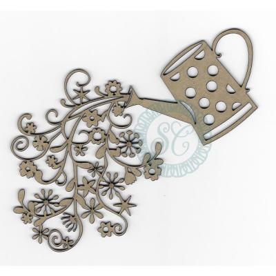 Scrapaholics Laser Cut Chipboard - Watering Can