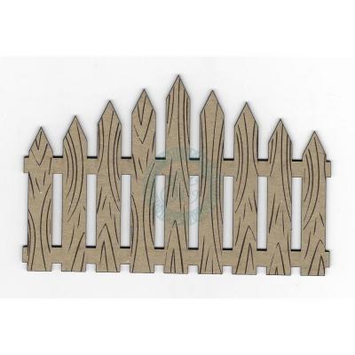 Scrapaholics Laser Cut Chipboard - Picket Fence