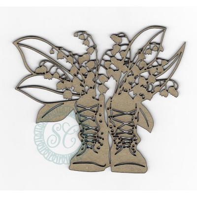 Scrapaholics Laser Cut Chipboard - Garden Boots