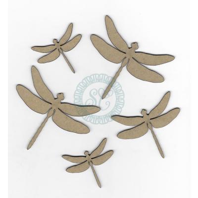 Scrapaholics Laser Cut Chipboard - Dragonflies