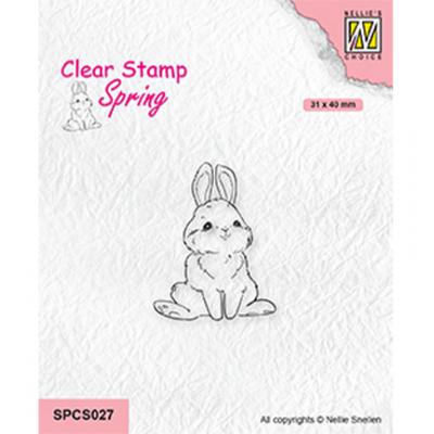 Nellies Choice Clear Stamp - Cute Rabbit